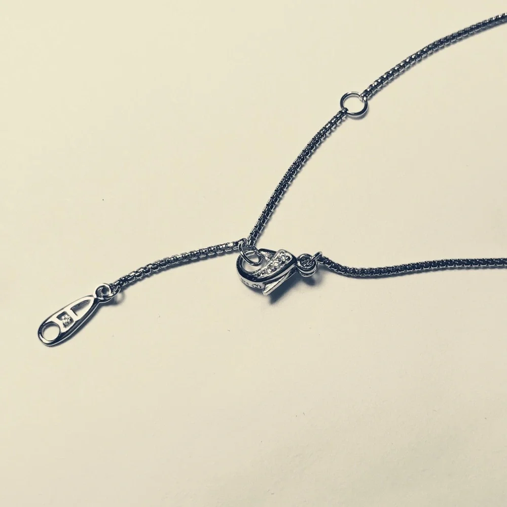 Adriana Orsini Sterling‎ Silver drop necklace